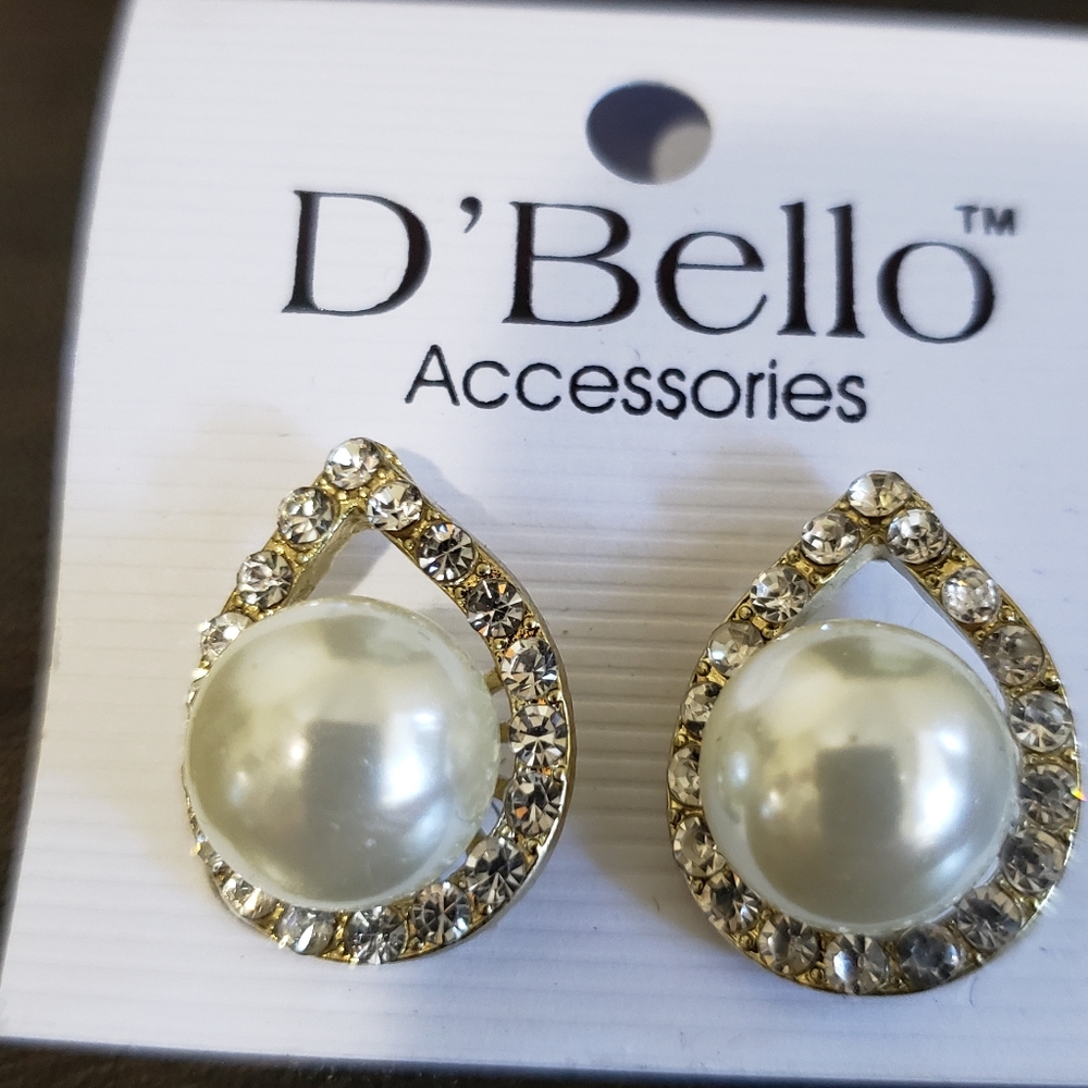 🔥Faux Pearl Pierced Earrings